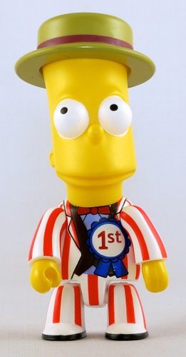 Duffless Bart figure by Matt Groening, produced by Toy2R. Front view.