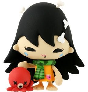 Momo figure by Tado, produced by Kidrobot. Front view.