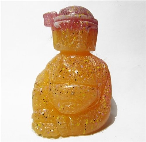 Buddha Fett - Frosted Wacky Fruit  figure by Scott Kinnebrew, produced by Forces Of Dorkness. Front view.