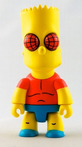 Fly Bart figure by Matt Groening, produced by Toy2R. Front view.