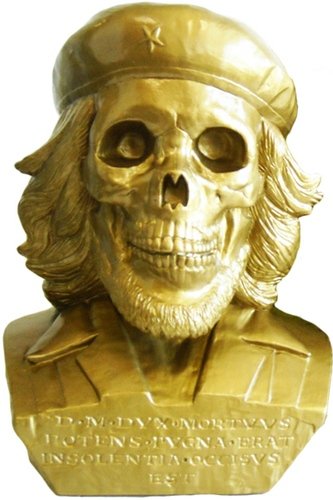 Dead Che Bust - 3D Retro Exclusive figure by Frank Kozik, produced by Ultraviolence. Front view.