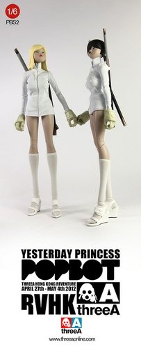 RVHK Yesterday Princess (Blond) figure by Ashley Wood, produced by Threea. Front view.