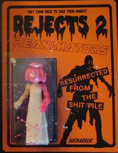 Rejects 2: Reanimators (Lady Peanuts) figure by Sucklord, produced by Suckadelic. Front view.