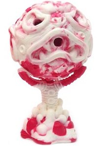 Oozeball and Ooze Claw One-off figure by Zectron, produced by Tru:Tek. Front view.