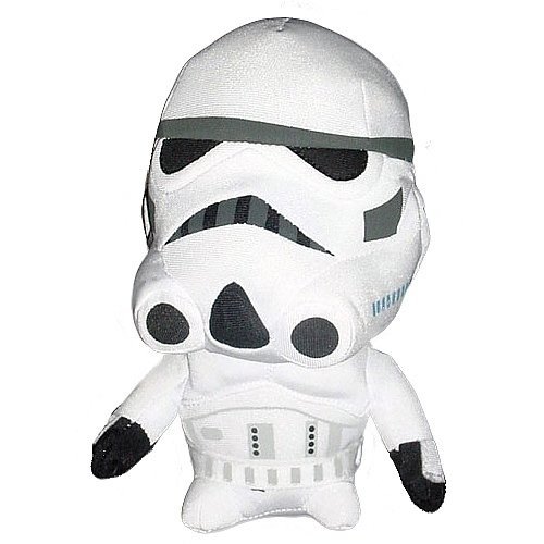 Stormtrooper figure by Lucasfilm Ltd., produced by Comic Image . Front view.