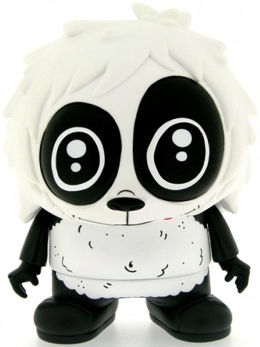 Evil Ape - Panda figure by Mca, produced by Toy2R. Front view.