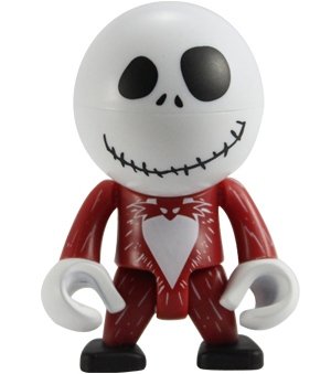 Jack Skellington Trexi (Red) figure by Disney, produced by Play Imaginative. Front view.
