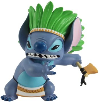 Native Stitch figure by Disney, produced by Play Imaginative. Front view.