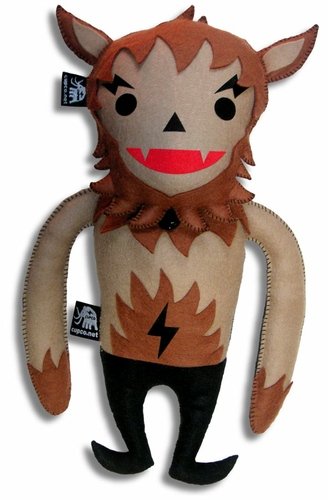 Wolfman figure by Cupco, produced by Cupco. Front view.
