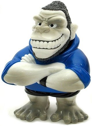 Original Gorilla Biscuits figure by Anthony Civ Civorelli, produced by Super7. Front view.
