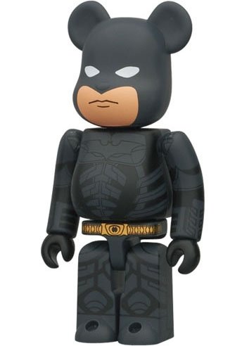 Batman, The Dark Knight Rises - Hero Be@rbrick Series 24 figure, produced by Medicom Toy. Front view.