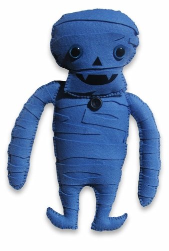 Mummy Blue figure by Cupco, produced by Cupco. Front view.
