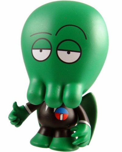 Cthulhu for President figure by John Kovalic, produced by Dreamland Toyworks. Front view.
