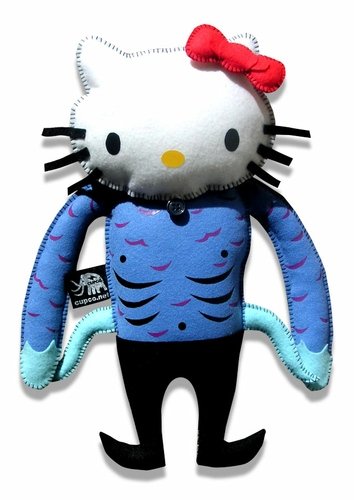Kitty Sea Monster figure by Cupco, produced by Cupco. Front view.