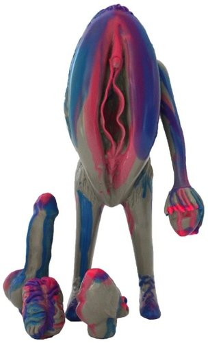 Heirophany - Marbled Edition figure by Carlos Enrique Gonzalez. Front view.