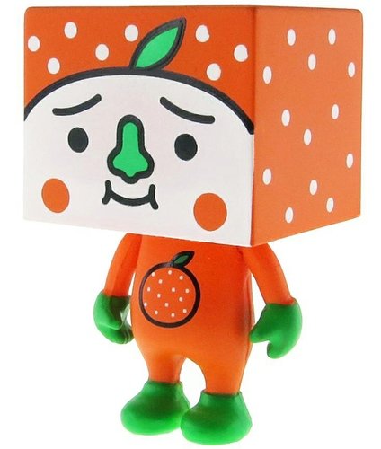 2 Orange To-Fu Figure figure by Devilrobots, produced by Devilrobots Sis. Front view.