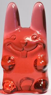 Easter Ungummy Bunny - watery red