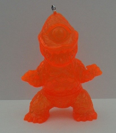 Crouching Zagoran - Clear Orange Unpainted figure by Gargamel, produced by Gargamel. Front view.