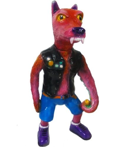 Pink Floyd Wolf figure by Max Yax, produced by Holler Toys. Front view.