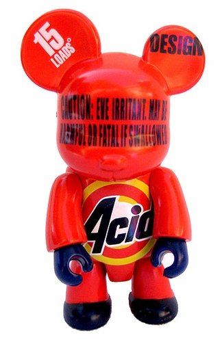 Acid Qee figure by Acid, produced by Toy2R. Front view.