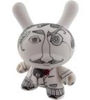Paul Smith Dunny figure by Paul Smith, produced by Kidrobot. Front view.