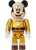 Mickey Mouse Be@rbrick 100% - Santa Ver. Gold Plated