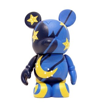 Moon and Stars figure by Rachael Sur, produced by Disney. Front view.