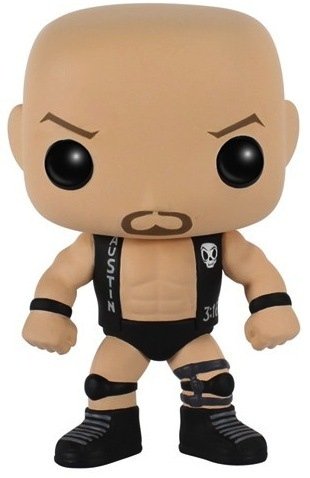 WWE - Stone Cold Steve Austin figure by Funko, produced by Funko. Front view.