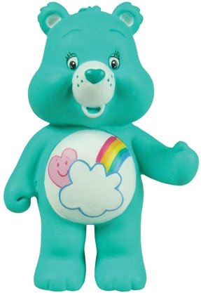 Bashful Heart Bear figure by Play Imaginative, produced by Play Imaginative. Front view.