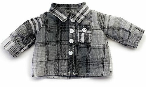 Squadt Flannel Shirt figure by Ferg, produced by Playge. Front view.