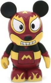 El Super Raton figure by Natalie Bert Kennedy, produced by Disney. Front view.