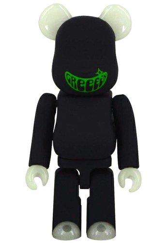 GReeeeN Be@rbrick figure, produced by Medicom Toy. Front view.