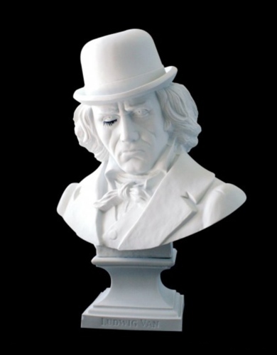 Ludwig Van Bust - Porcelain
