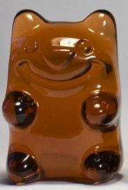 ungummy bear - cola brown figure by Muffinman. Front view.