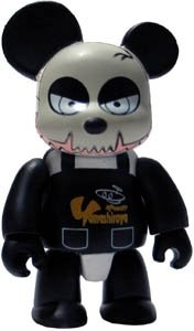 Panda #2 Skull figure, produced by Toy2R. Front view.
