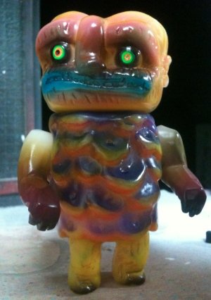 Ojisan 1St Version figure by Grody Shogun, produced by Grody Shogun. Front view.
