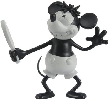 Crazy Plane Mickey Mouse figure by Disney, produced by Play Imaginative. Front view.