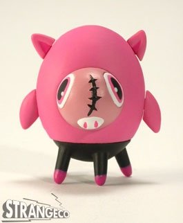 PIGSTI figure by Nathan Jurevicius, produced by Strangeco. Front view.