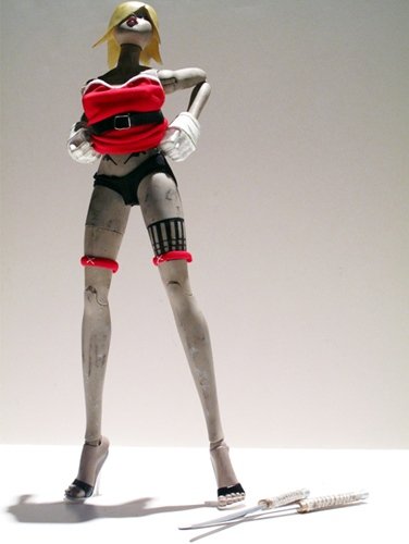 XMAS Girl Clone figure by Keithing (Keith Poon). Front view.