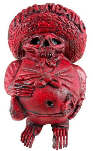 Borracho De Los Muertos - Rojo, bootlegged resin figure  