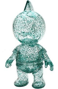 Meato-kun (ミートくん) - Green Glitter figure, produced by Five Star Toy. Front view.