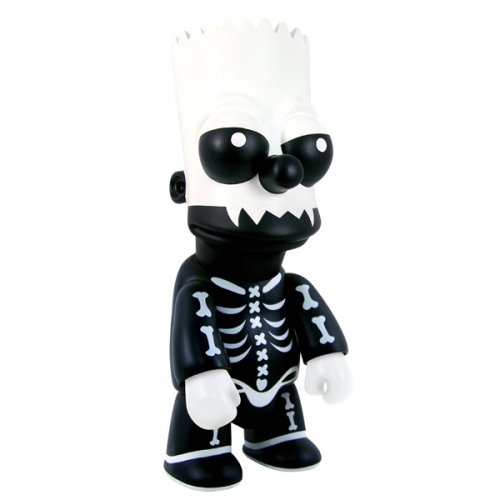 Bart Bone Skeleton Toyer  figure by Toy2R, produced by Toy2R. Front view.