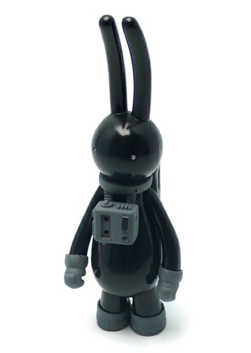 Petit Astrolapin Black Team A no. 3 figure by Mr. Clement. Front view.