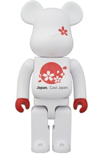 C.J.MART Be@rbrick 400% figure, produced by Medicom Toy. Front view.