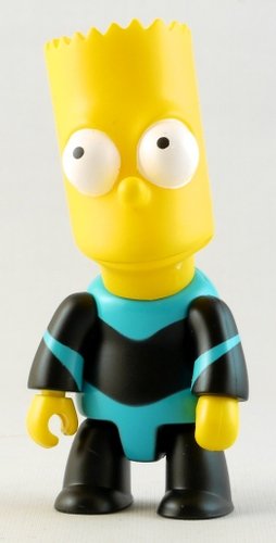 Surfer Bart figure by Matt Groening, produced by Toy2R. Front view.