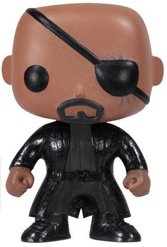 POP! The Avengers - Nick Fury figure by Marvel, produced by Funko. Front view.