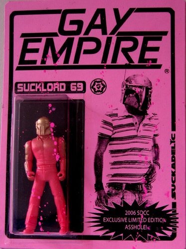 Sucklord 69 SDCC 2006 Exclusive figure by Sucklord, produced by Suckadelic. Front view.