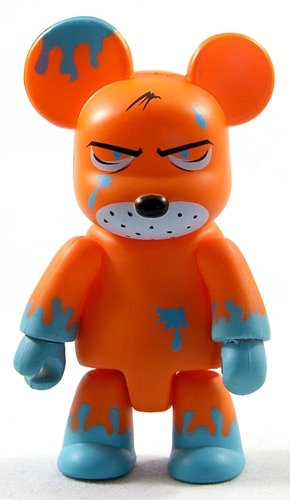Jack Orange figure by Frank Kozik, produced by Toy2R. Front view.