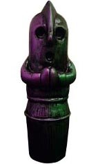 Training Man (Rodriguez) - Purple/Green Rub figure by Mori Katsura, produced by Realxhead. Front view.