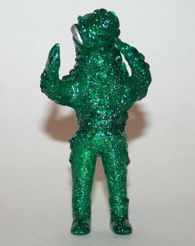 Mini Barabaran - Green Lamé figure by Yamomark, produced by Yamomark. Front view.